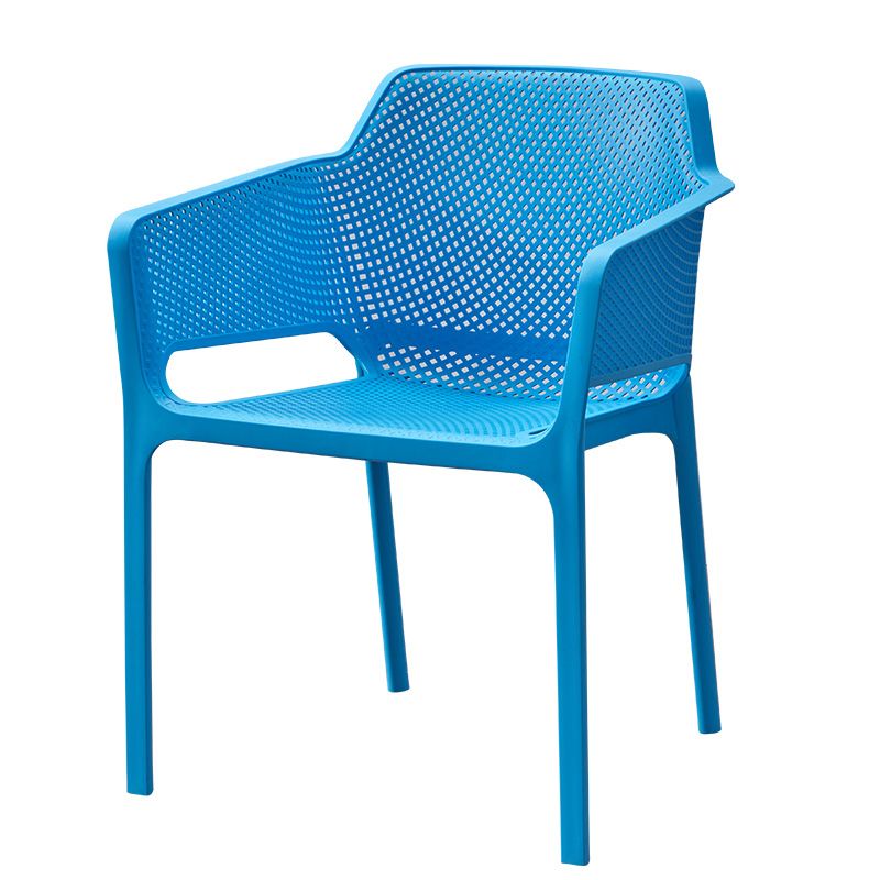 Sillas de comedor de plástico de estilo moderno, sillones de comedor apilables para cocina