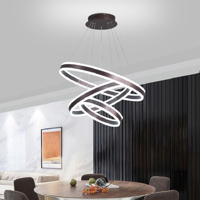 ALTENZA REGOLABILE LED RING REGOLABILE LED LIMA LIMA LAMA DI PASSAGGIO DEL CAFFERTA IN METALE