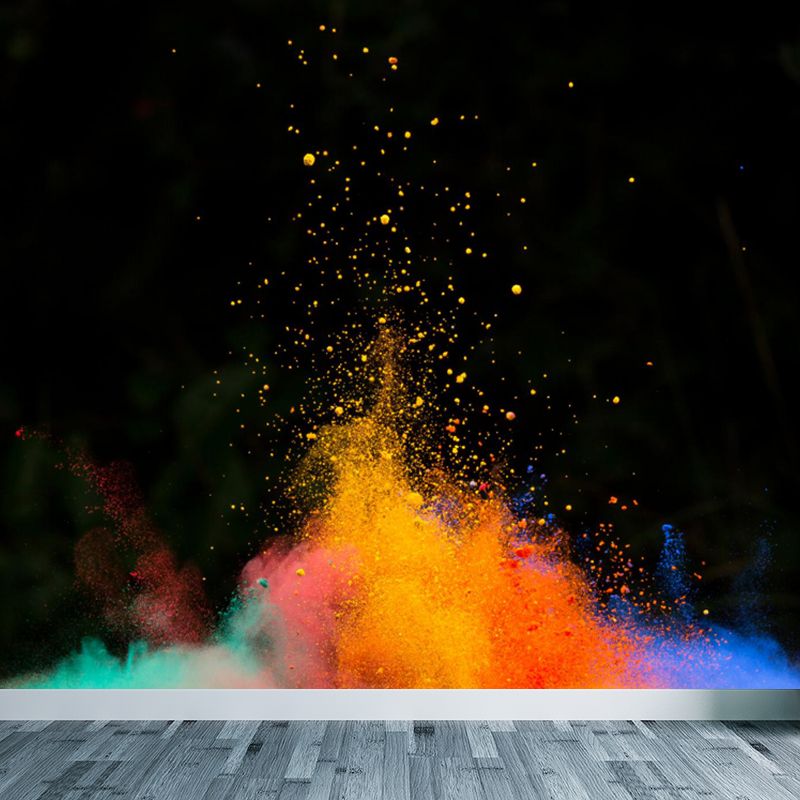 Photography Abstract Burst Print Mural Decal Big Wall Art for Sitting Room, Custom Made