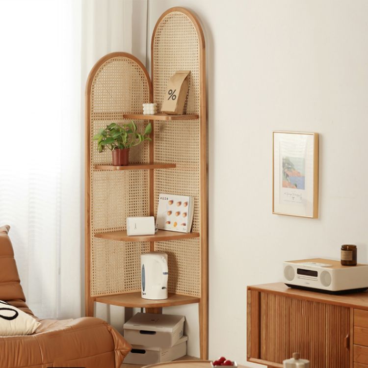 Mid-Century Modern Storage Cabinet with Adjustable Shelves Cabinet