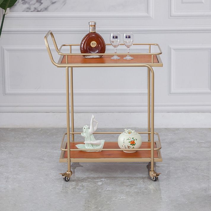 Rolling Modern Prep Table Stone 33.86" High Prep Table for Restaurant