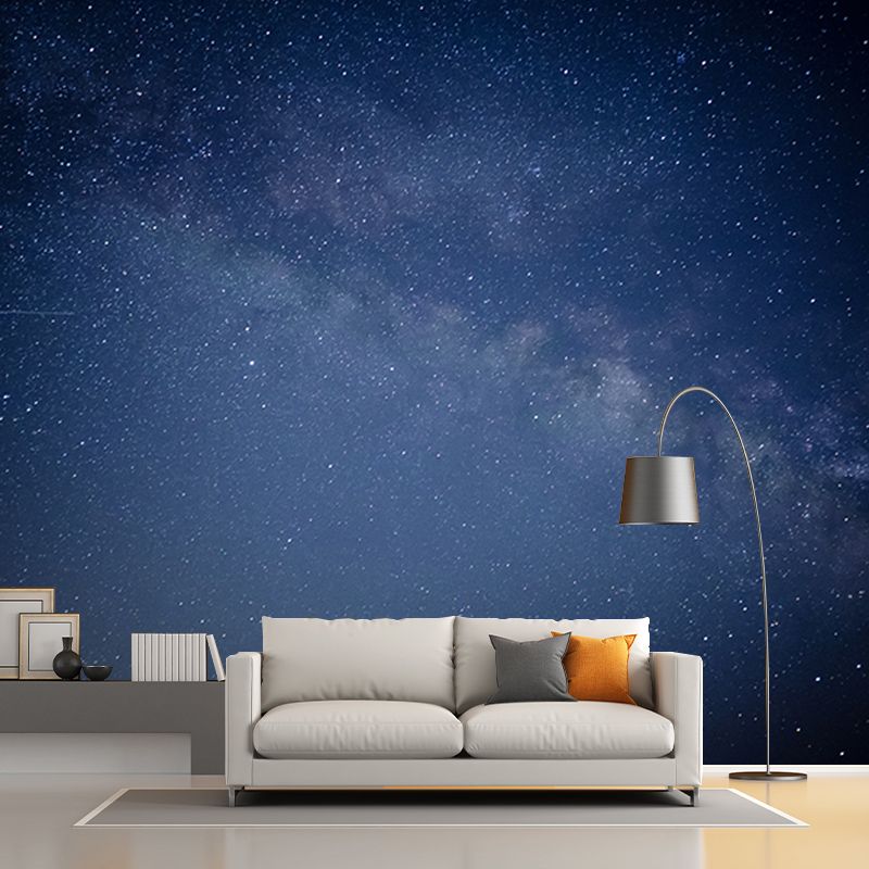 Mysterious Outer Space Mural for House Interior Sleeping Room, Mildew Resistant