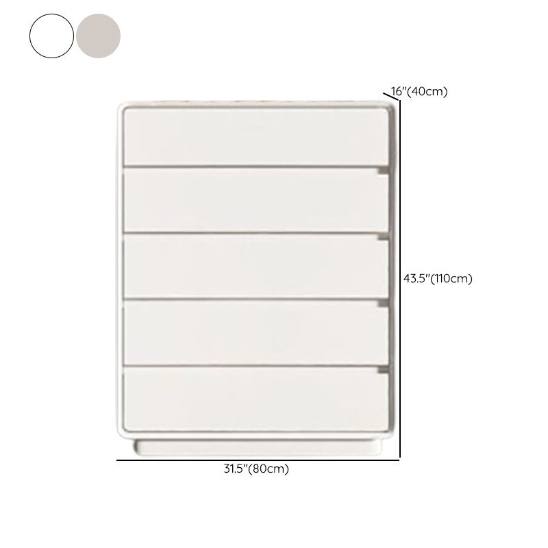 15.6-inch Width Contemporary Storage Chest Dresser with 6/5 Drawers