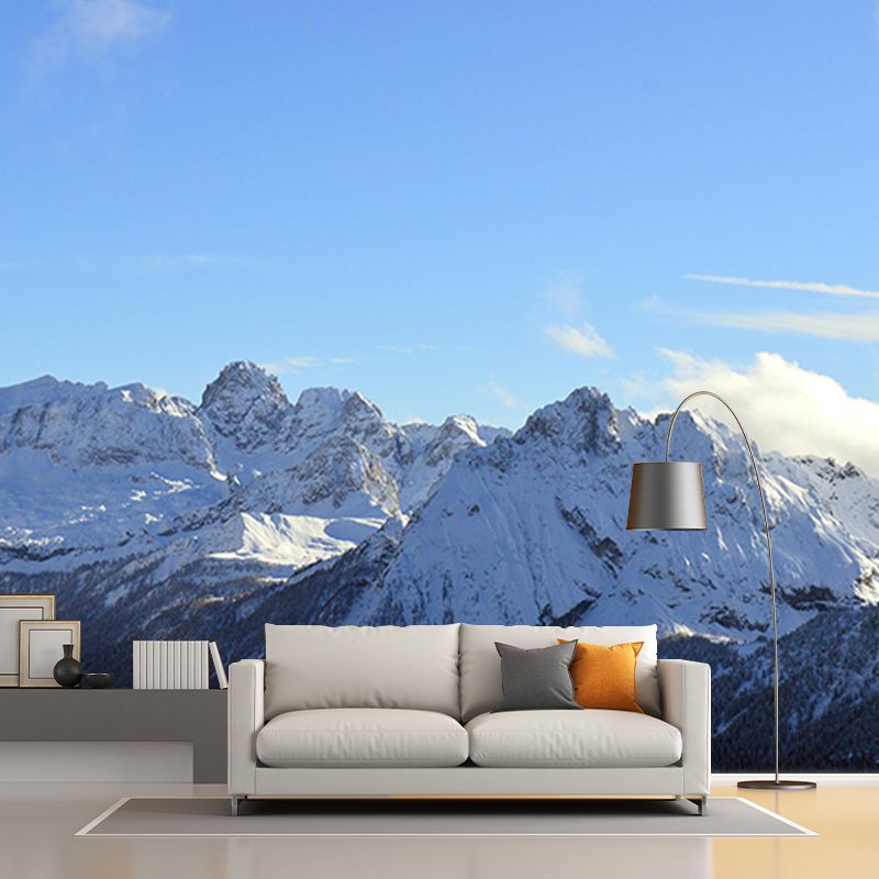 Mountain Landscapes Mural Wallpaper Mildew Resistant Modern Living Room Decoration
