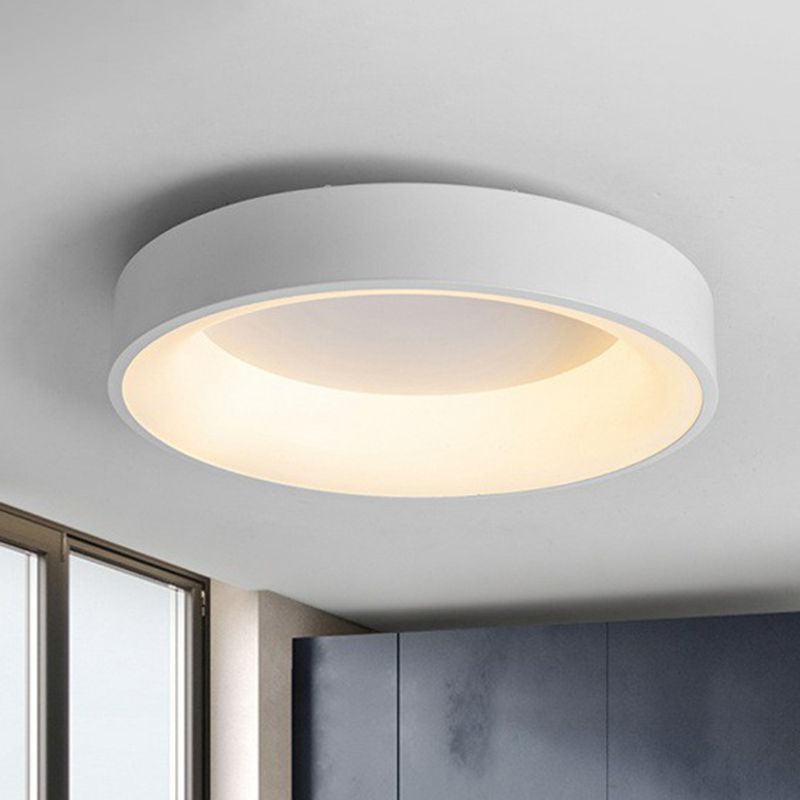 Plafoniera da soffitto a LED in stile moderno a forma circolare in acrilico per camera da letto