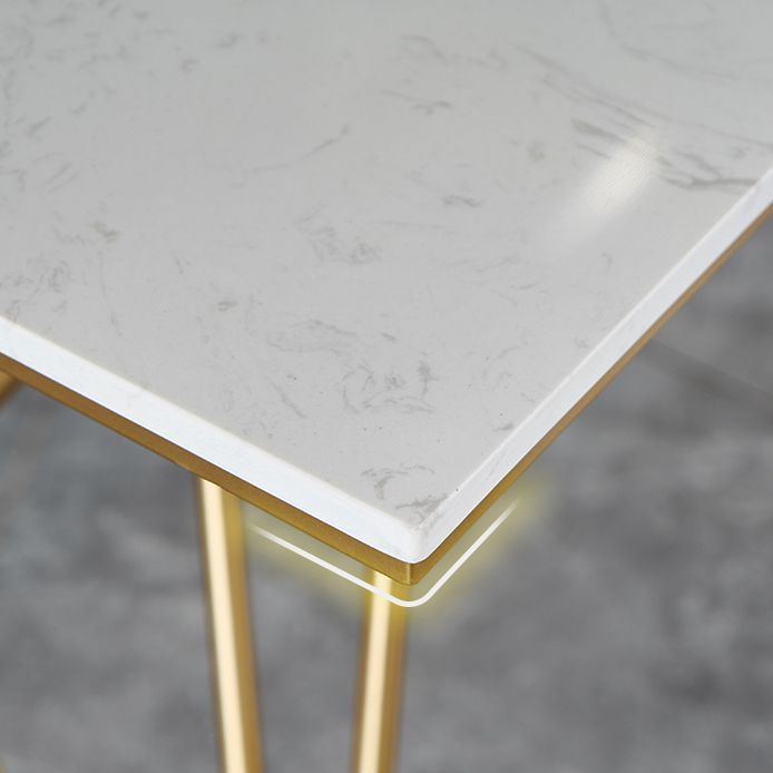 Glam 1/2/5 Pieces Dining Set Stone Top Dining Table with Chairs for Restaurant