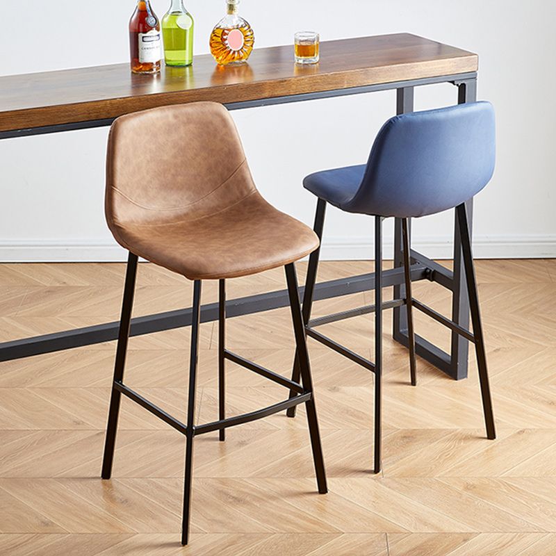 Nordic Style Round Bar-stool Metal Counter Bar Stool for Restaurant
