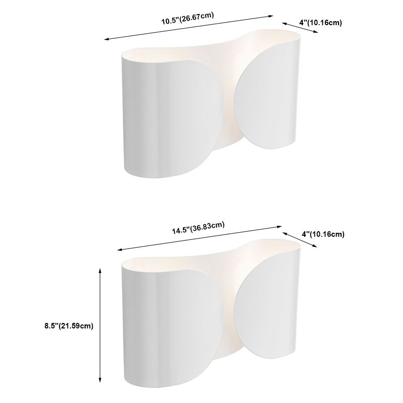 Disparo de pared de metal ligero montado en la pared contemporáneo para comedor de sala de estar