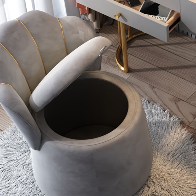 Glam Glass Makeup Vanity Desk Bedroom Vanity Dressing Table with Drawer