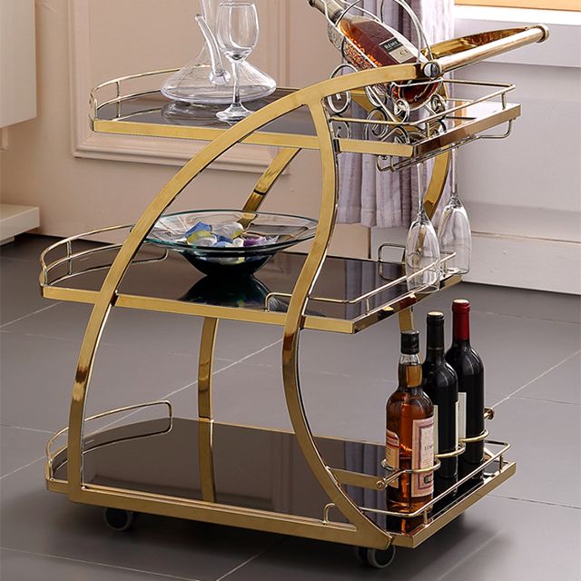 32.68" High Contemporary Rectangle Prep Table Rolling Metal Prep Table for Kitchen