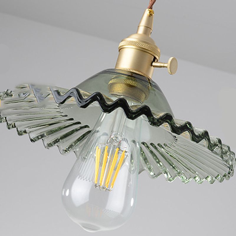 Coppa di vetro Copertura Ombra appeso Luci sospese in stile industriale 1 Fun a montaggio appeso alla luce