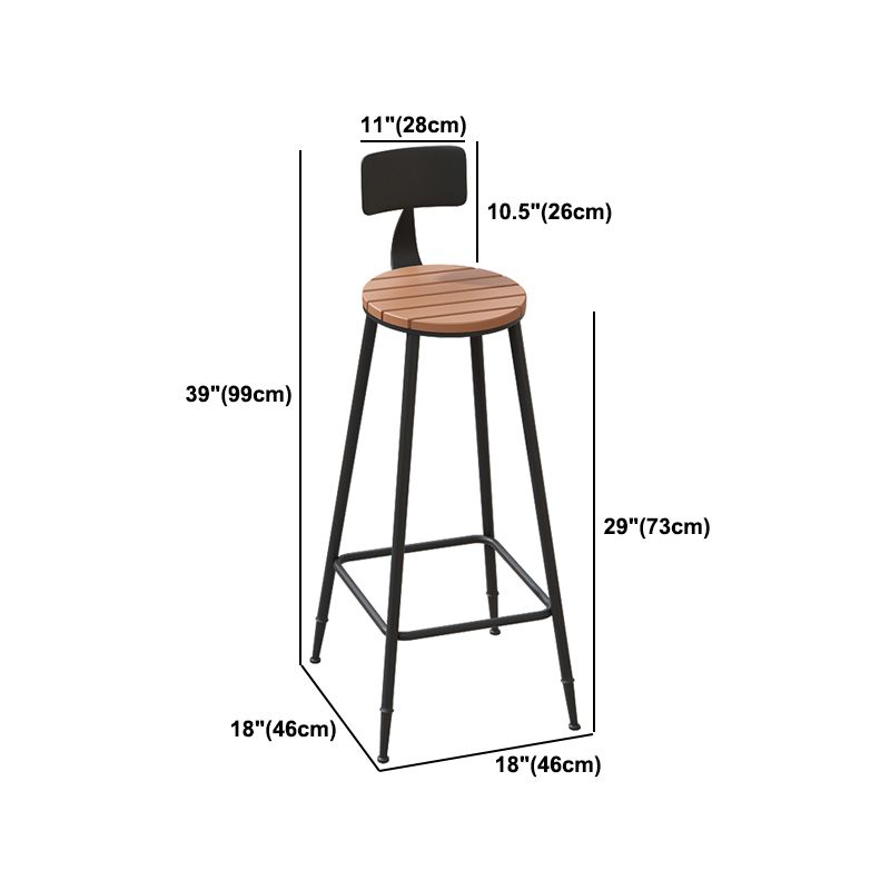 Modern 1/5 Pieces Bar Table Set Rectangle Plastic Wood Counter Table for Courtyard