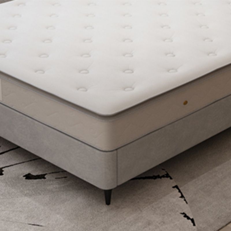 Contemporary Upholstered Wooden Bed Frame , 9.84" Platform Bed