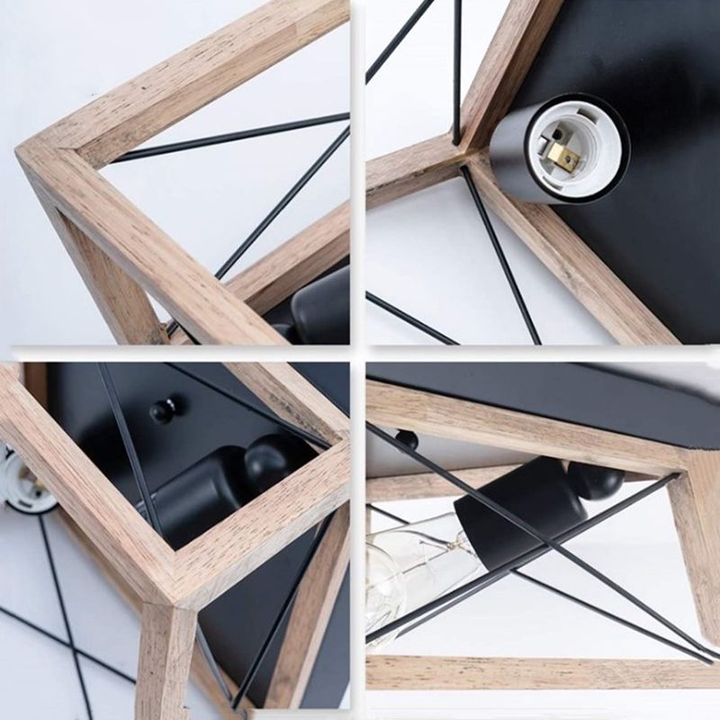 Appareils d'éclairage encastrés carrés plafonniers industriels en métal pour couloir