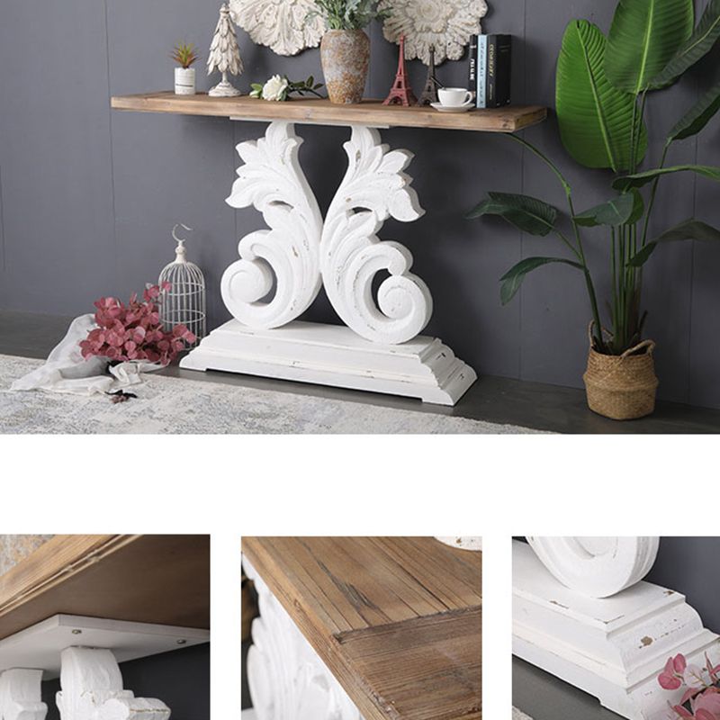 French Country Console Table 16" W Resistant Accent Table for Hall
