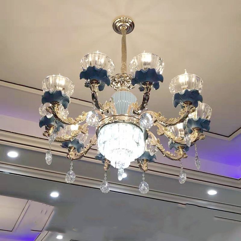 Nordic Style Chandelier Light Postmodern Style Crystal Pendant Light for Living Room