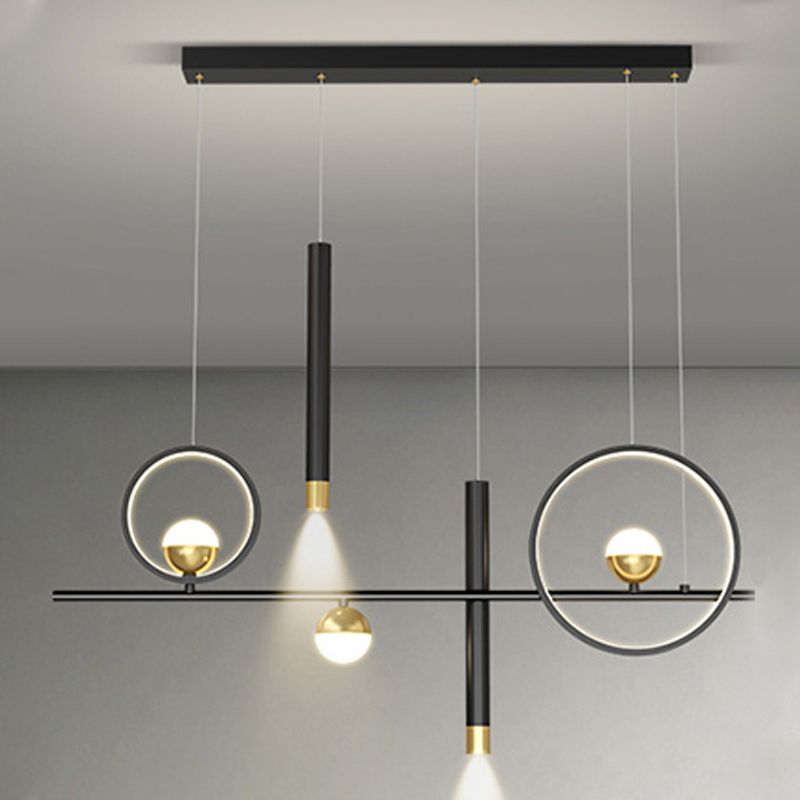 Apparecchi di illuminazione dell'isola lineare Modern Style Metal Kitchen Candant Lights