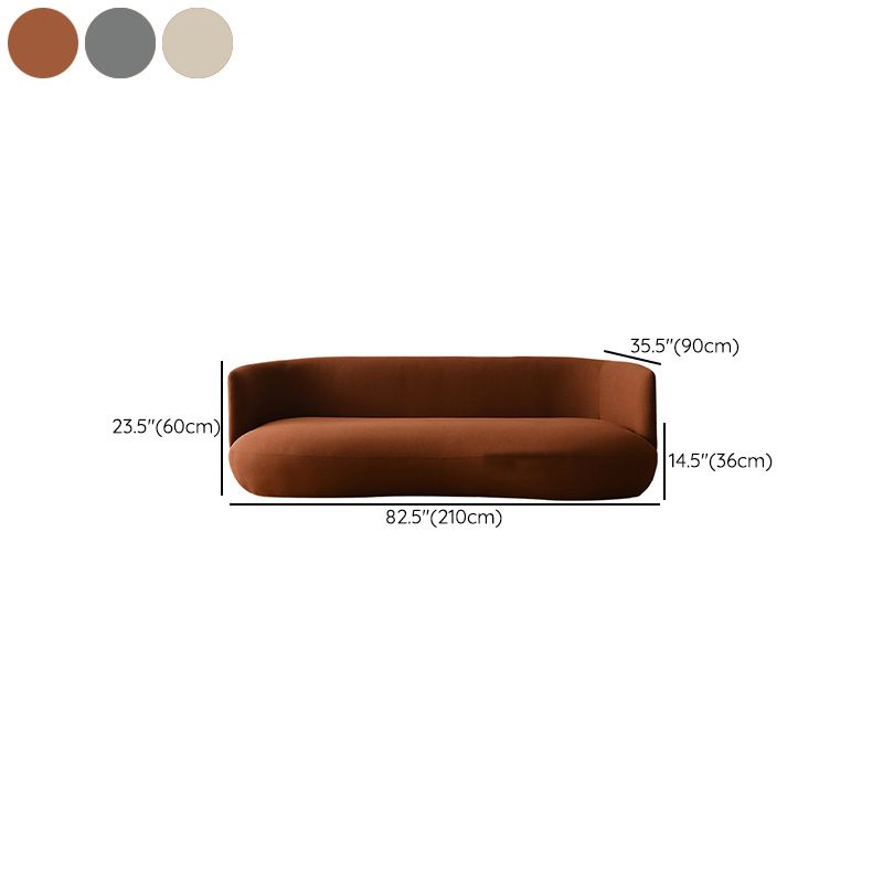 Contemporary 29.5" H Solid Color Linen Tuxedo Arm Sofa for Living Room