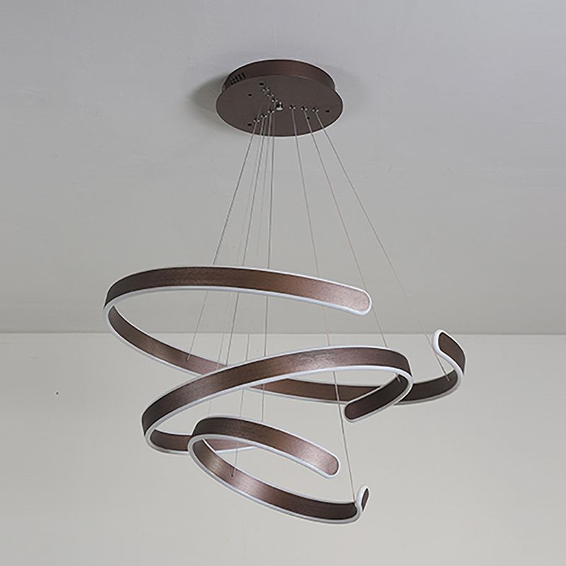 Simplicità creativa Luce a sospensione multistrato per caffetteria da salotto