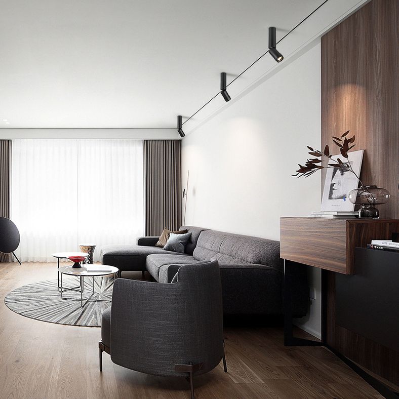 Neuartiges nordisches Röhrenstrahler-Aluminium-Wohnzimmer-LED-Downlight zur Unterputzmontage mit Fokusgetriebe