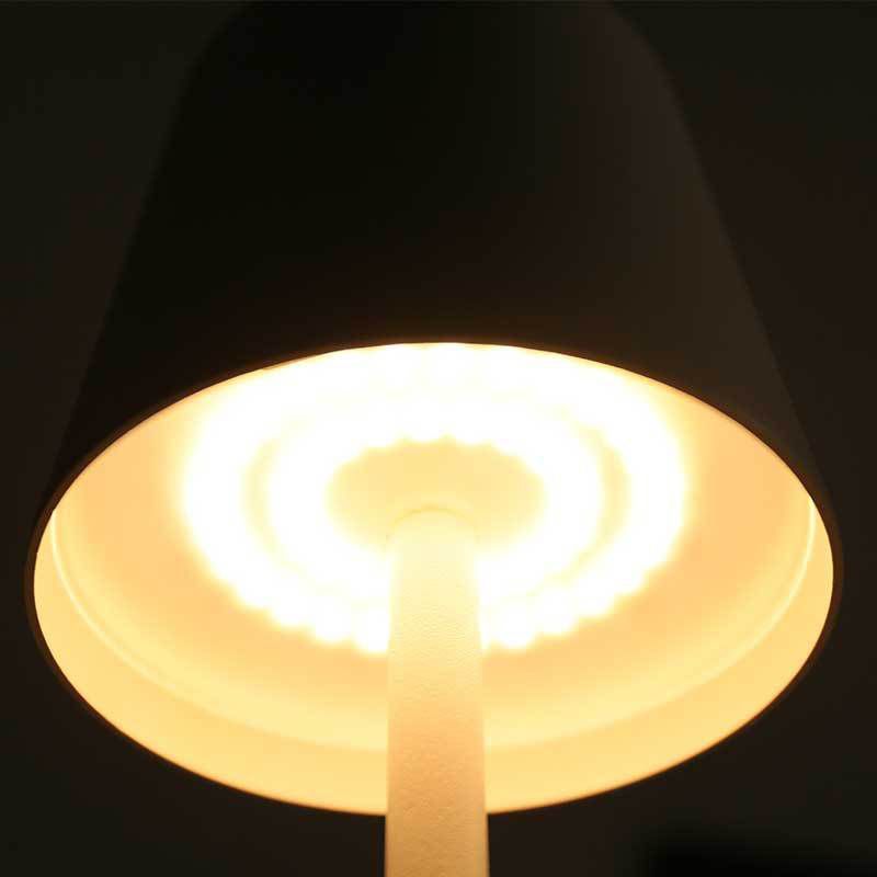 Lampe de table en métal avec commande tactile, lumière de table de cylindre pour le bureau