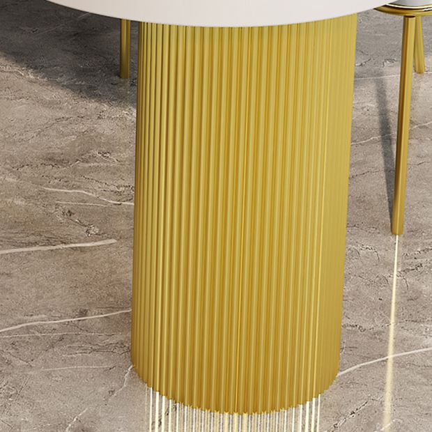 Modern Style Dining Table Solid Wood Double Pedestal Dining Table for kitchen
