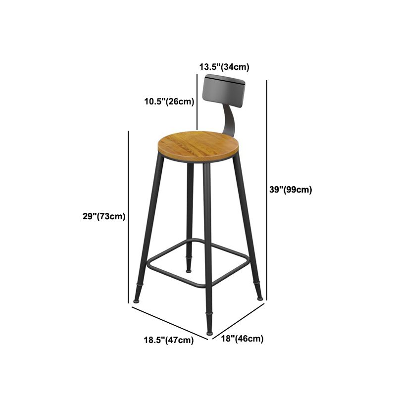 1/4/7 Pieces Industrial Iron Bar Table Set Rectangle Pine Wood Bistro Set with Footrest