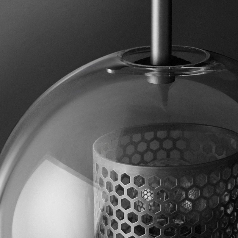 Klares Glasgeometrische Wandlampe Einfachheit Ein-Bulb-Korridorwandleuchte