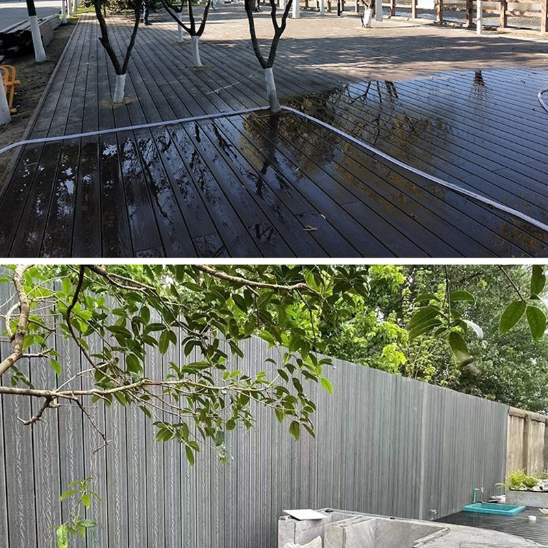 Deck Plank Embossed Snapping Wooden Waterproof Outdoor Floor Board