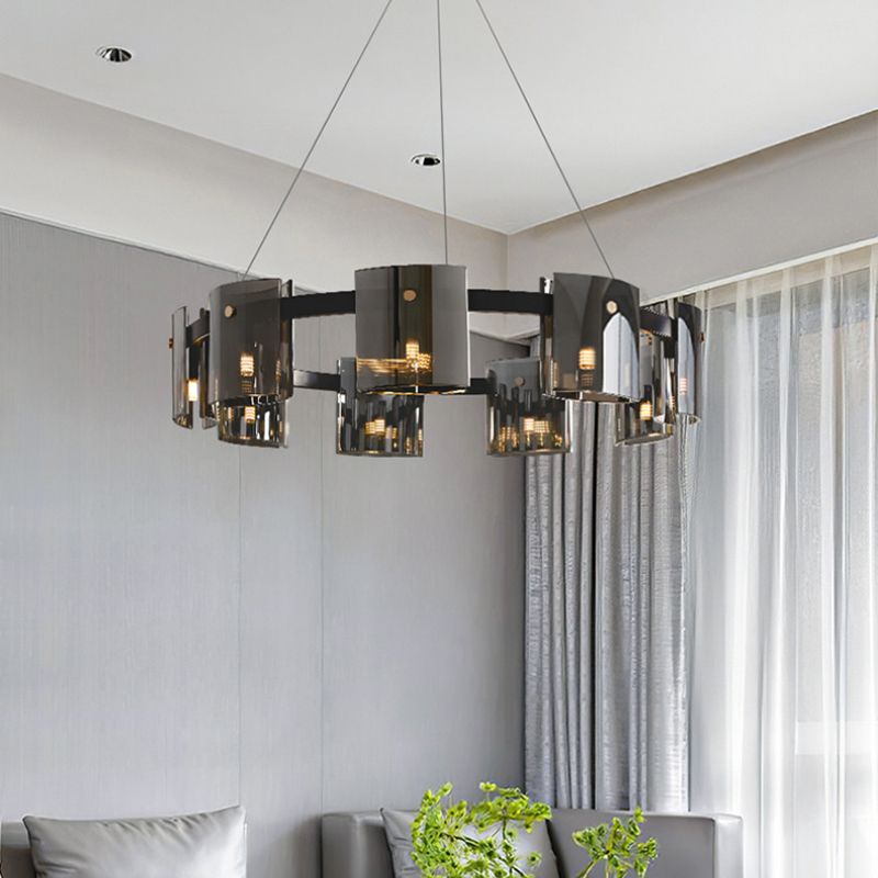 Semplici lampadari lampadari in vetro lampadario appeso per la caffetteria