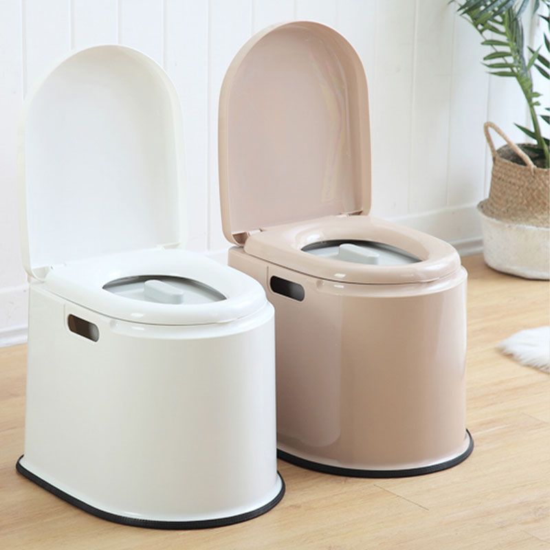 Modern Flush Toilet Plastic Round Floor Mount Urine Toilet for Bathroom