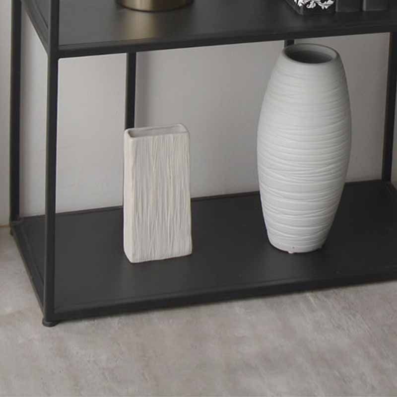 Modern Style Bookcase Open Back Metal Bookshelf for Home Office
