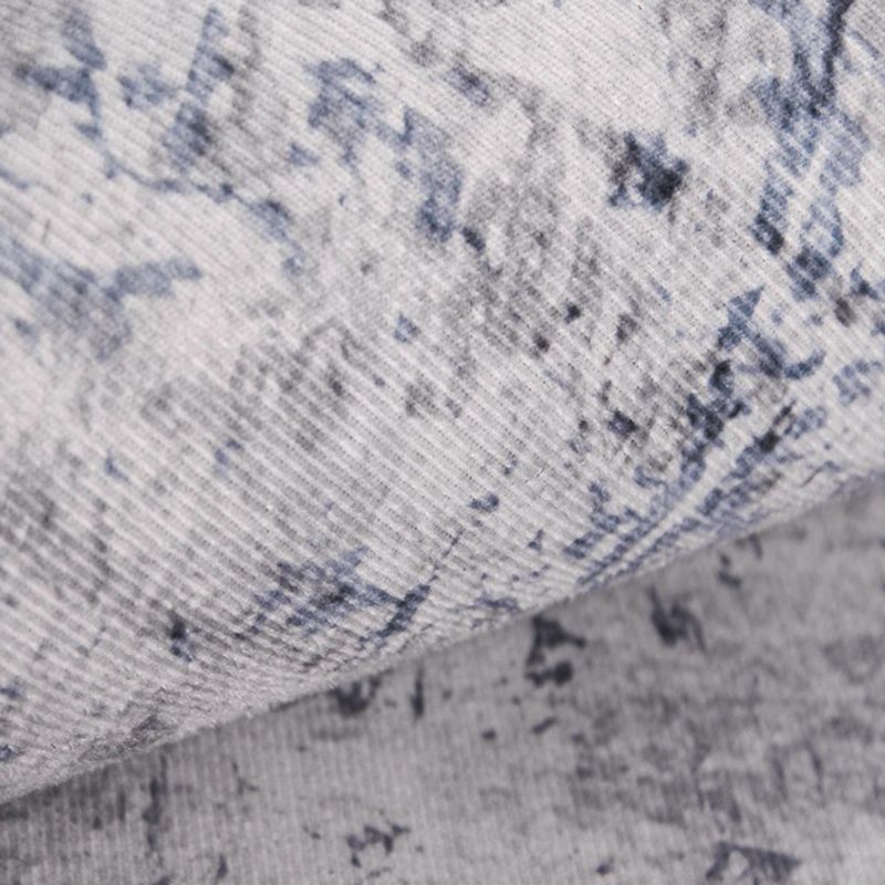 Black Modern Rug Polyester Striped Area Rug Stain Resistant Rug for Living Room