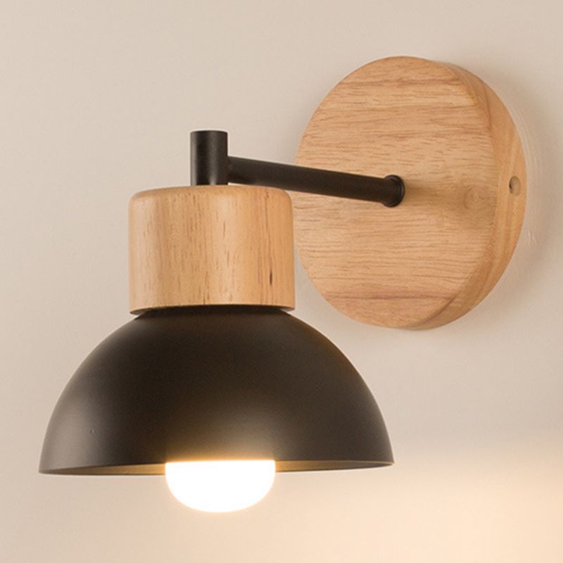 Modern Bowl Shape Wall Sconce Lights 1 Light Wall Light for Living Room