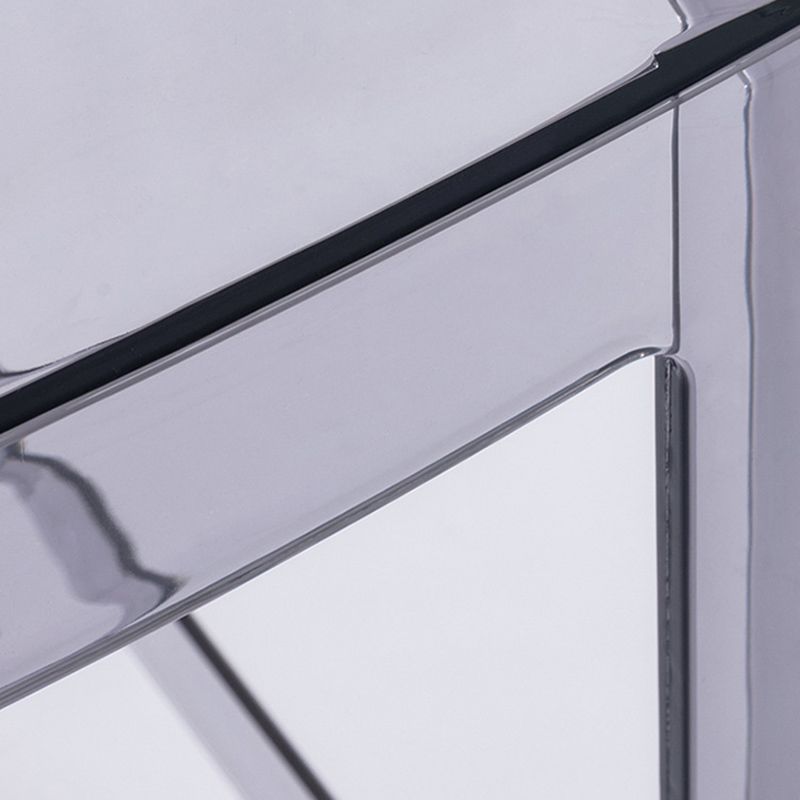 Modern Style Plastic Counter Stool Footrest Furniture in Matte Finish for Indoor