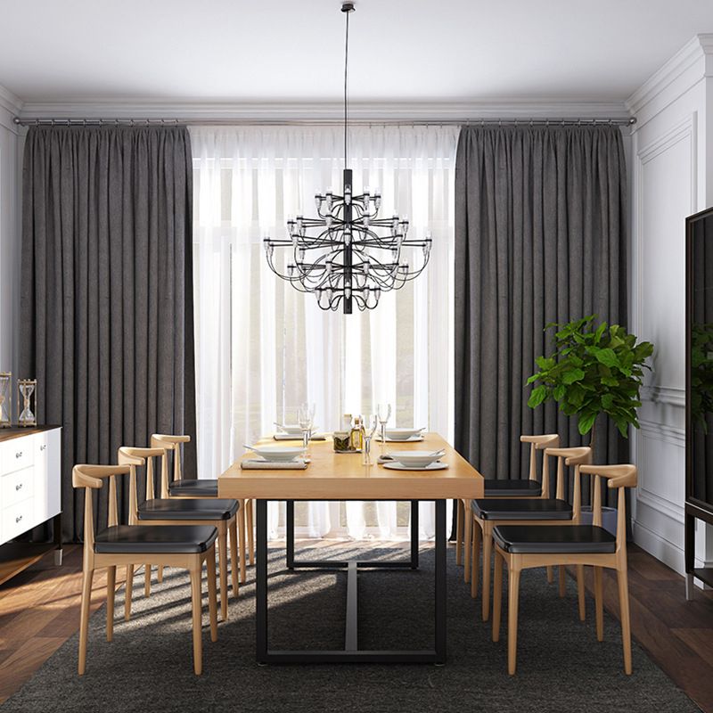 Industrial Wood Dining Room Set 1/2/5/7/13 Pieces Dining Furniture Set /Separate Items