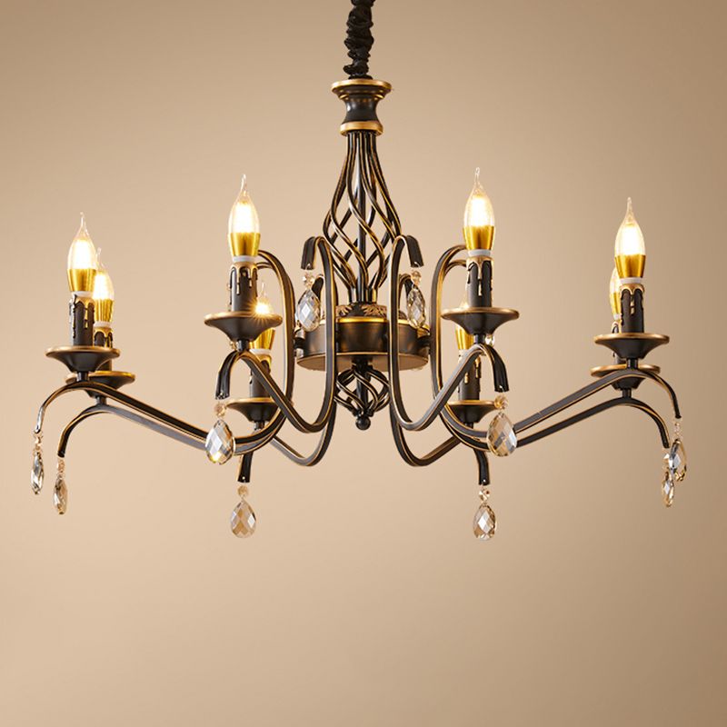 Metaalhangende hanglampen Traditionele hangende lampen voor woonkamer