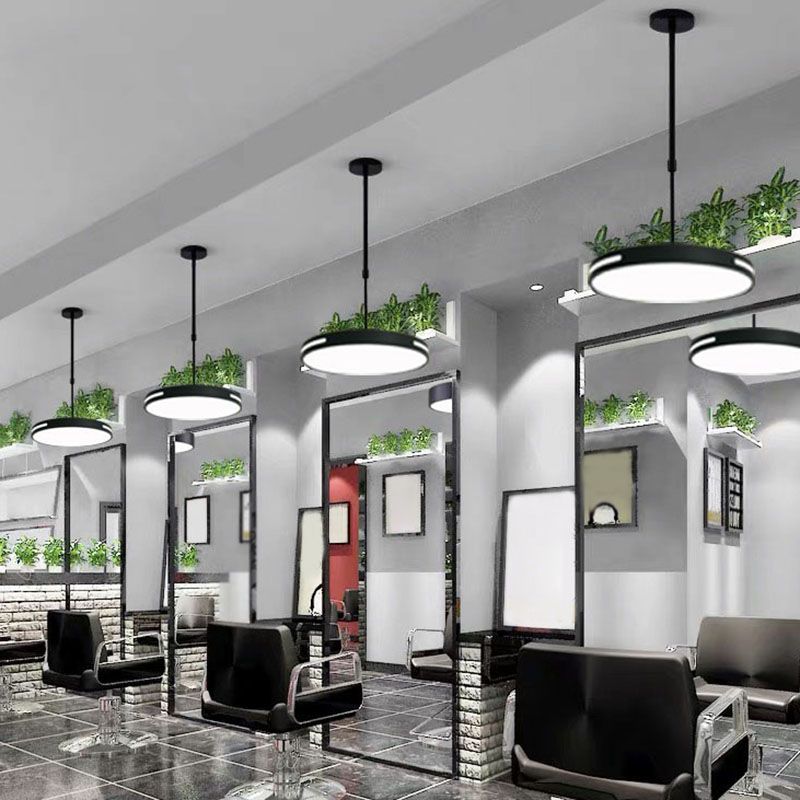 Lampada del lampadario acrilico della sala riunioni circolari Rileeti Lampada a ciondolo LED PENDANT