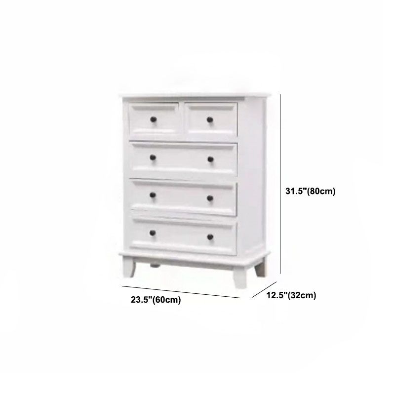 Traditional Storage Chest Solid Wood Storage Chest Dresser for Living Room