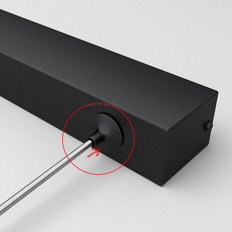 Modern Simple Style Island Lamp LED Aluminum Dining Room Pendant Light