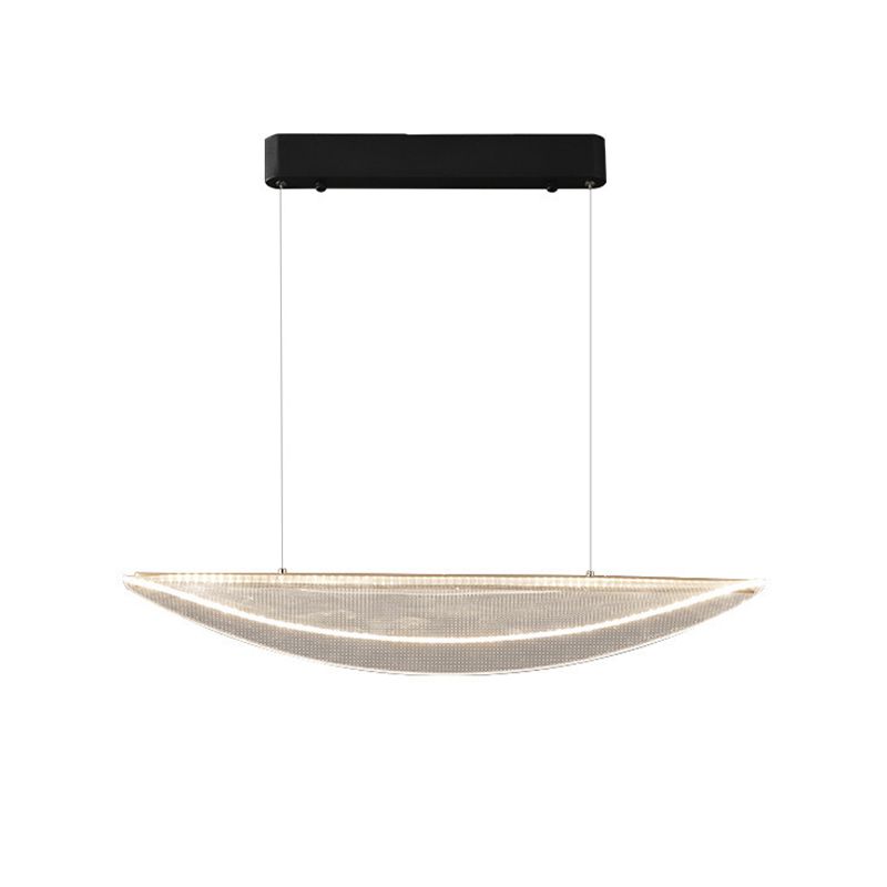 Clear Acrylic LED Pendant Ceiling Modernism Unique Kitchen Island Lighting