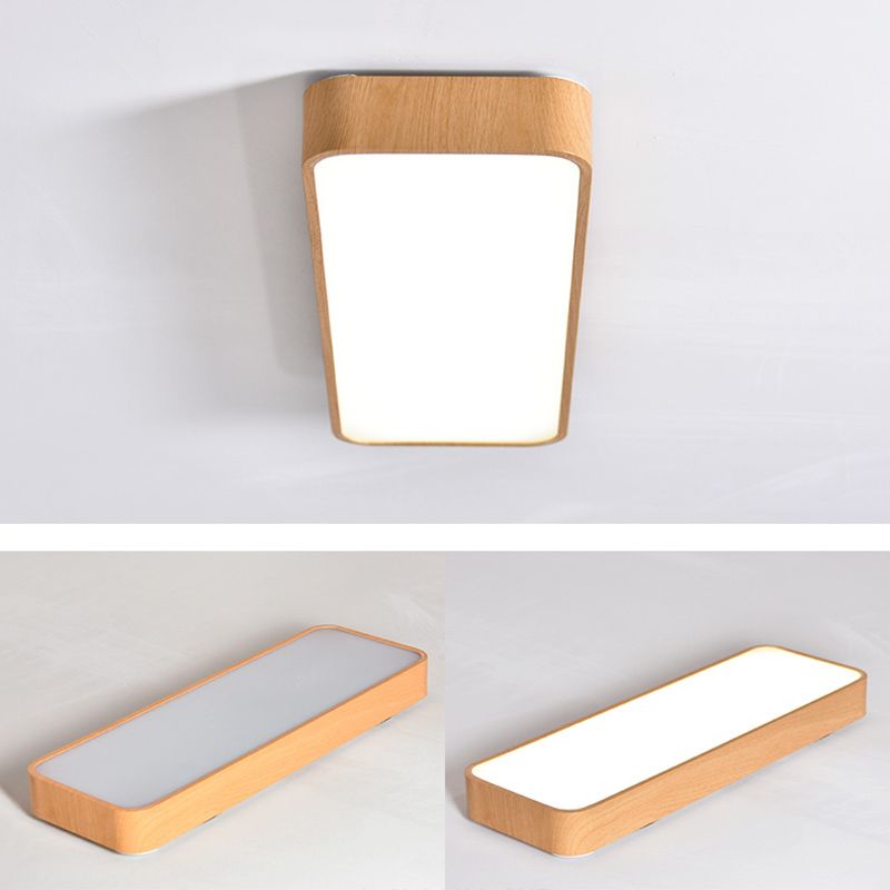 1-flammige LED-Einbauleuchte, moderne rechteckige Deckenleuchte aus Aluminium