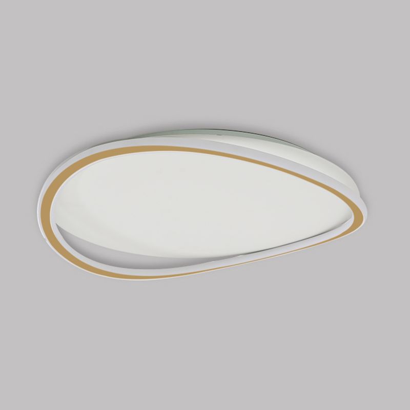 Nouveau Plafonnier LED moderne en métal à 1 lumière, luminaire décoratif de plafond, idéal pour une chambre à coucher ou une chambre à coucher