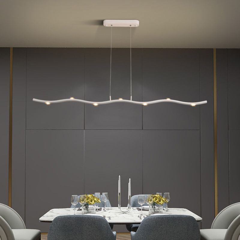 Linear Island Pendant Lights Ultra-Contemporary Aluminum Island Pendant Lights for Restaurant