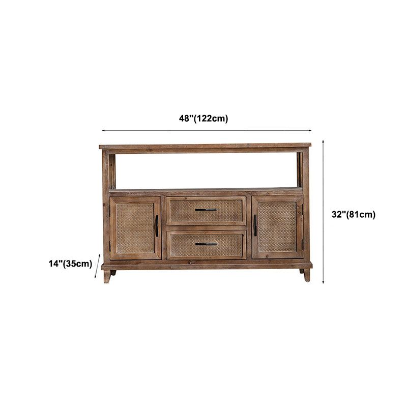 American Traditional Storage Chest Distressed Wood Storage Chest