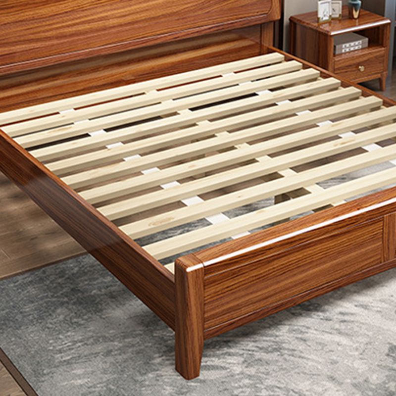 Traditional Headboard Standard Bed Footboard Bed with Custom Legs