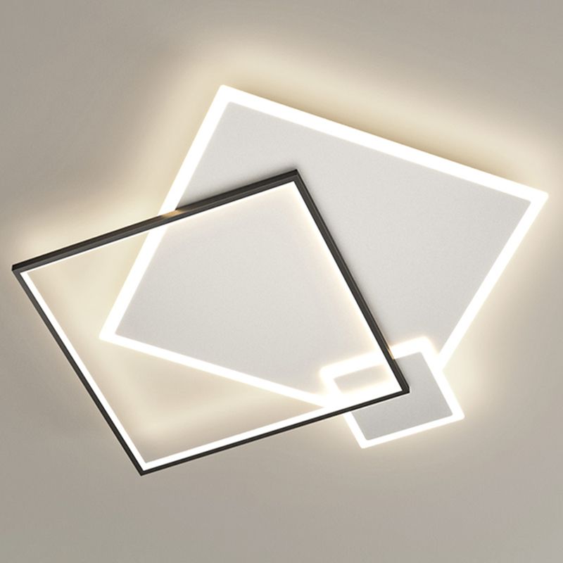 Luz montada en el techo geométrica del montaje empotrado del metal LED del minimalismo para el dormitorio