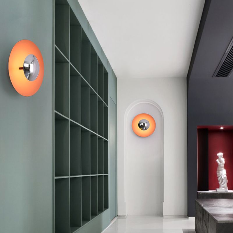 Lampes murales circulaires de style moderne métal 1 les idées d'éclairage mural clair