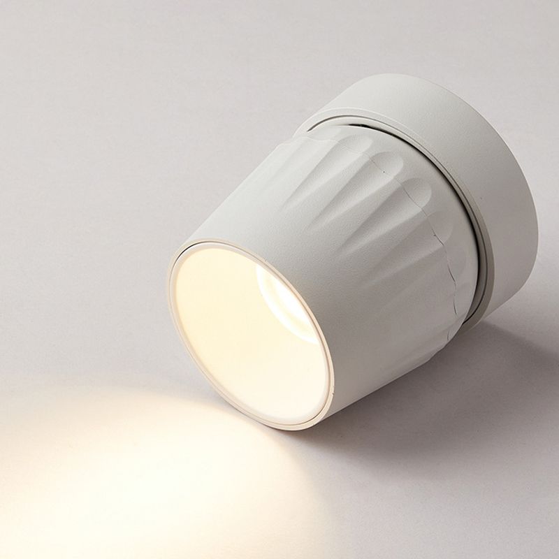 1 Light Cylinder Flush Light Simplicity Metal Flush Mount Lights