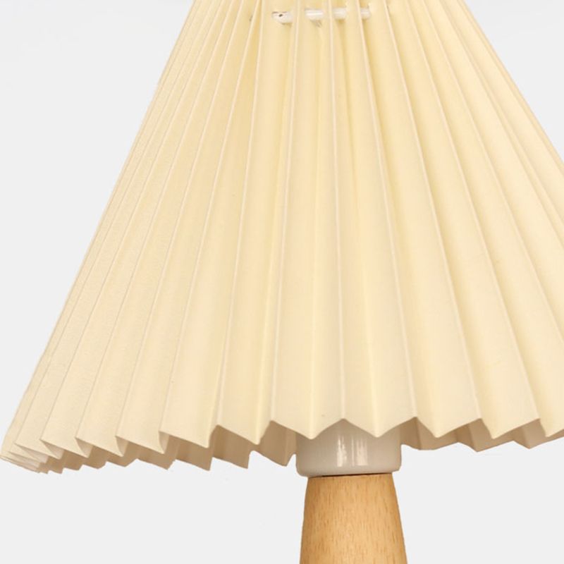 Modern Style Flared Wall Mounted Lamps Wood 1 Light Wall Mounted Light Fixture